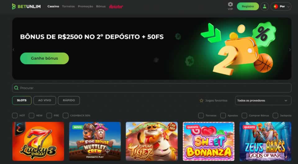 Bônus diários em cassino online